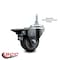 Service Caster 3 Inch Thermoplastic Rubber 38 Inch Threaded Stem Caster with Brake SCC-TS20S314-TPRB-PLB-381615 - alternate 2